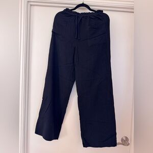 Linen blend pants- long